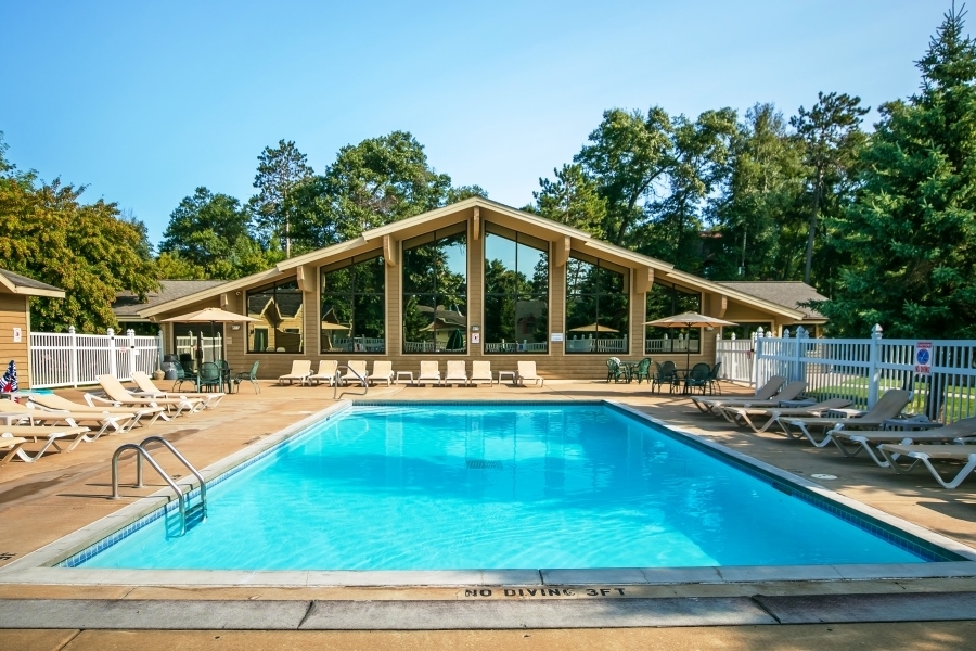 Indoor & Outdoor Pool at Kavanaugh's Resort Near Brianerd MN