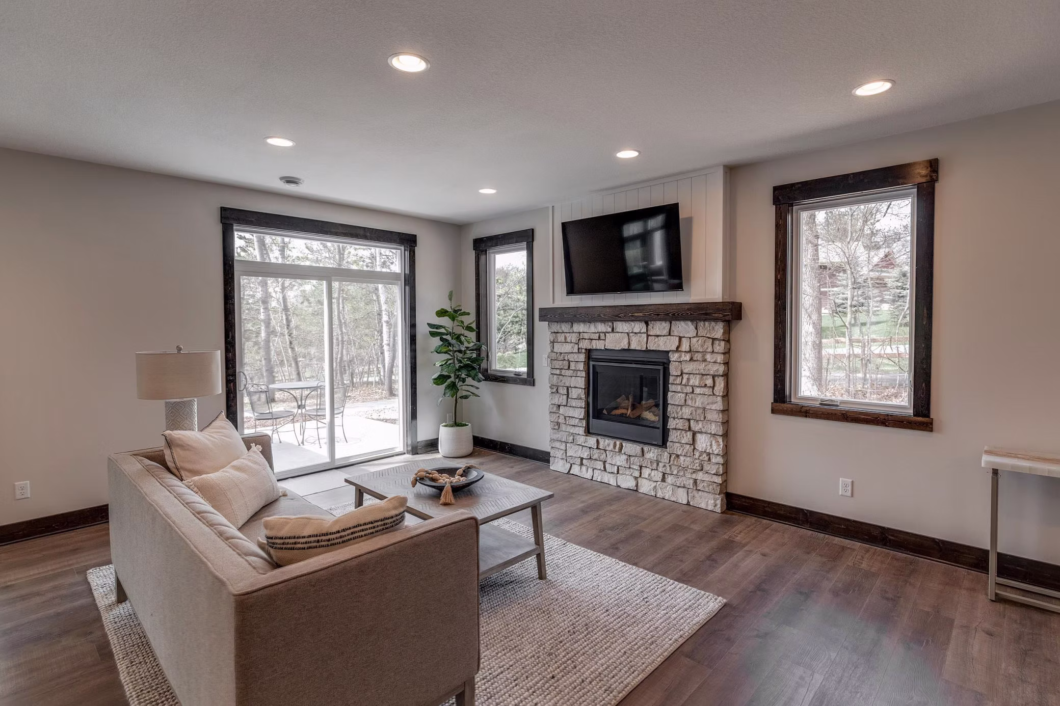 Galway Living Room And Fireplace